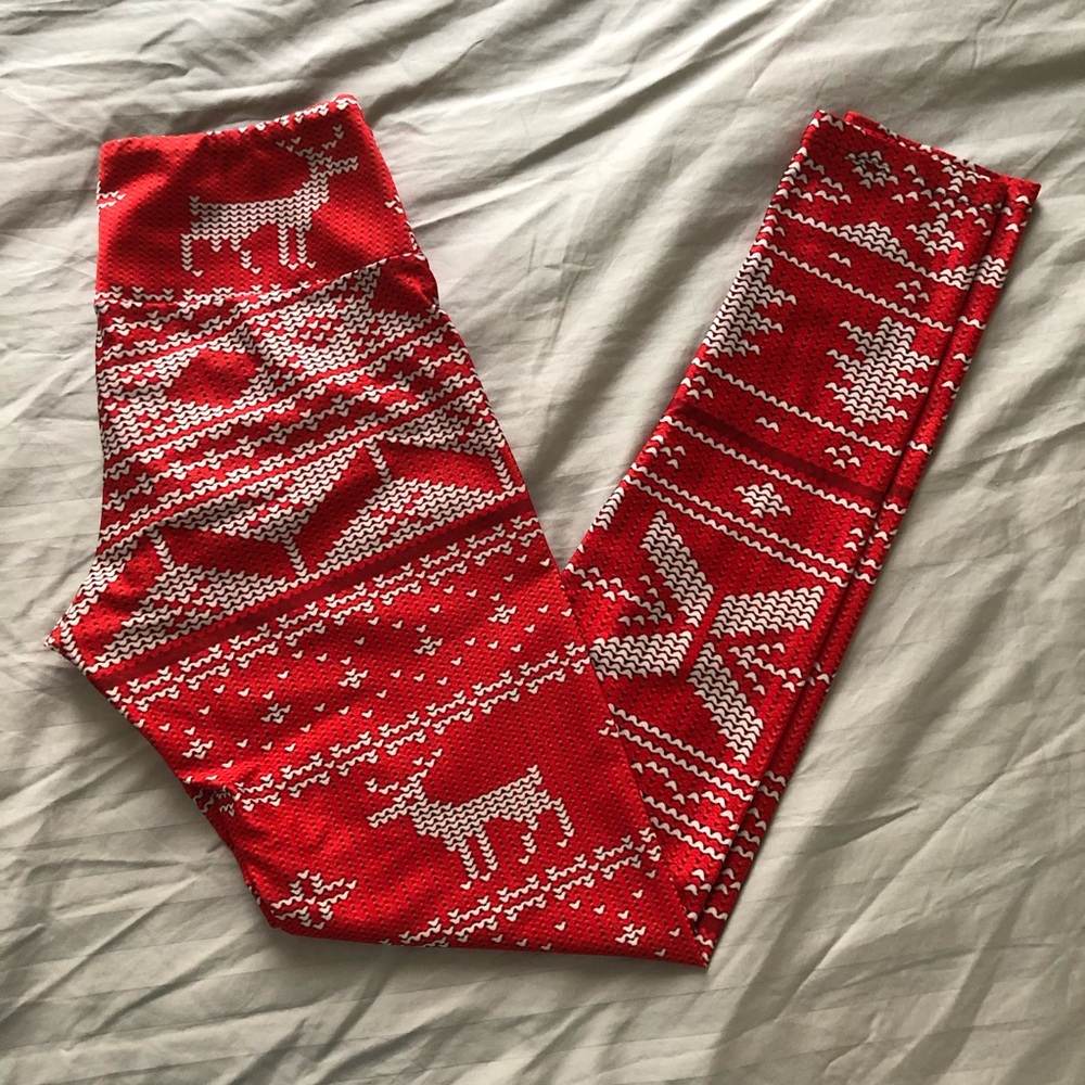 Large Goldsheep Christmas/Winter Leggings
